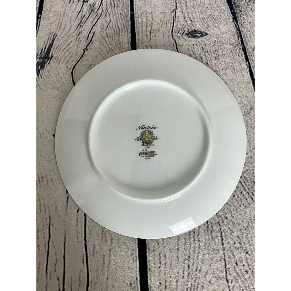Noritake Pasadena Rose 6311 Bread Plates 6  1/4